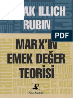 Isaak Illıch Rubin - Marx'ın Değer Teorisi-Kalkedon Yayınları (2010)