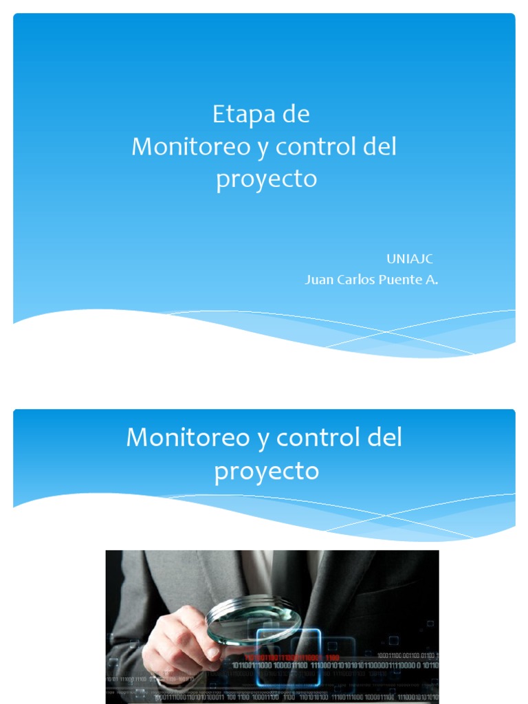 Monitoreo y Control | PDF