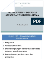 Proses Fisis - Dinamis Awan Dan Modifikasinya: Kapita Selekta