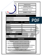 3er. Parcial (EXAMEN) (Genero de Una Palabra) (CORRECTO)