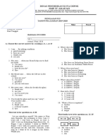 Soal B. Inggris