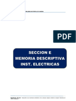 Memoria Descriptiva Electricas e