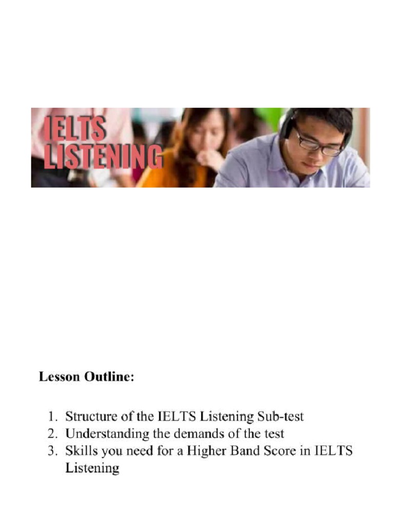 Ielts Listening Skills PDF