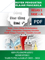 Modul Proyek Penguatan Profil Pelajar Pancasila Kelas 1