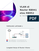 VLAN Router Utama Dan Distribusi