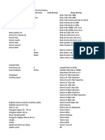 Daftar List Belanja Awal ATK