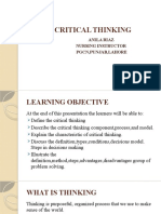 Critical Thinking