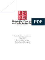 Proyecto de Investigacion Segundo Parcial