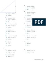 5.04 Domain and Range - Answerkey