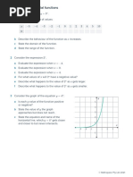 3.02 Exponential Functions - Worksheet