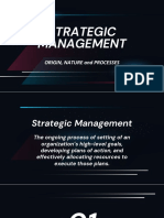 Strategic Management - Origin, Nature, and Processes 