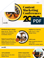 Content Marketing Conferences 2023