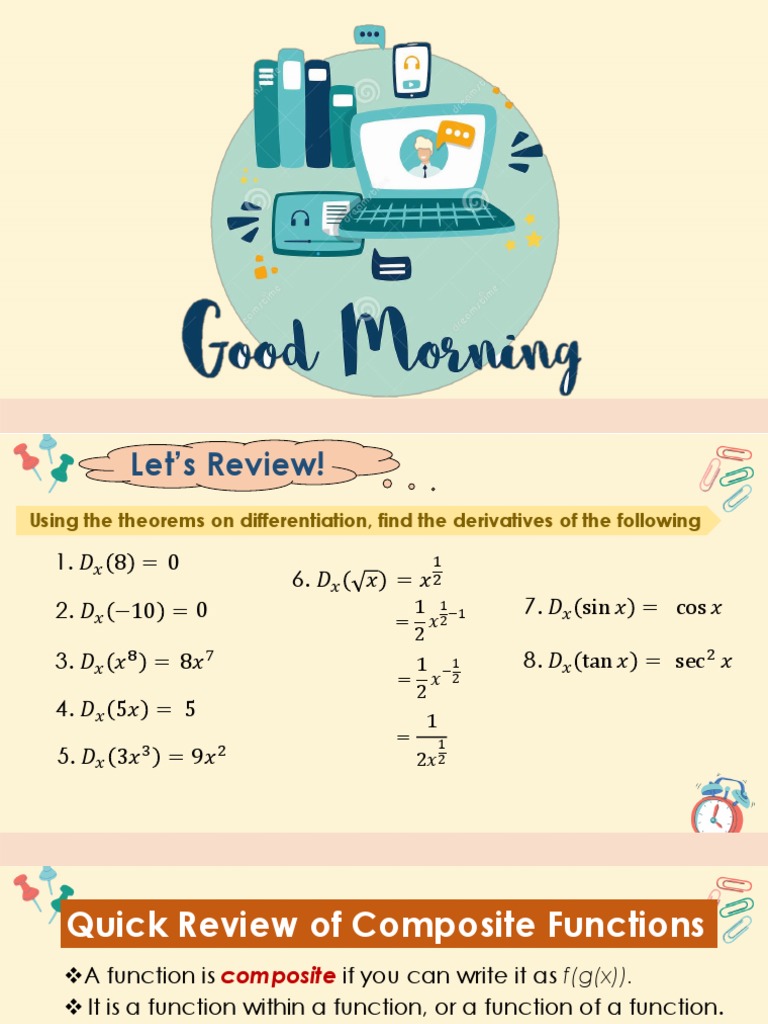 Chain Rule HIgher Order Derivatives PDF Derivative Function