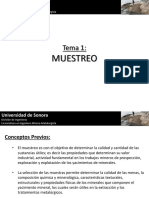 Universidad de Sonora: MUESTREO en Ingeniería Minero-Metalúrgica