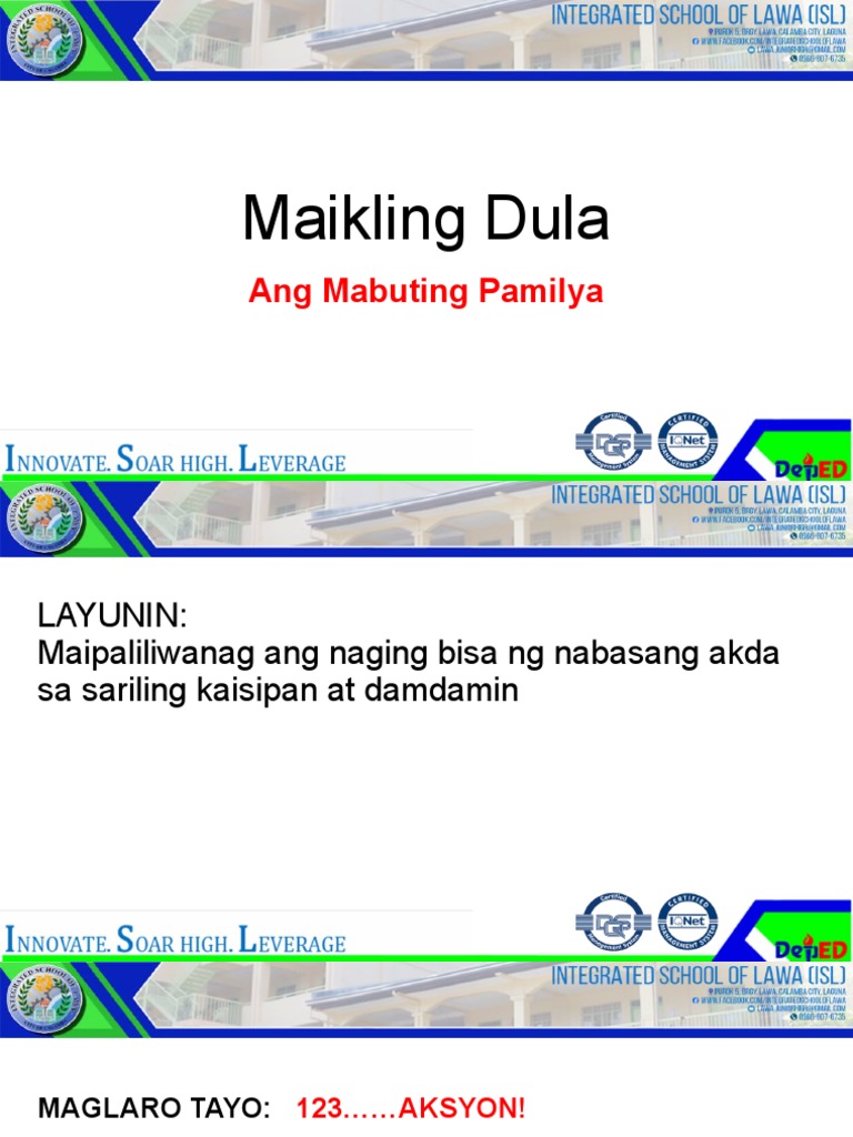Maikling Dula | PDF