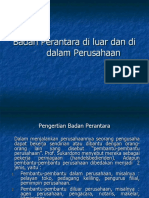 Badan Perantara Di Luar Dan Di Dalam Perusahaan