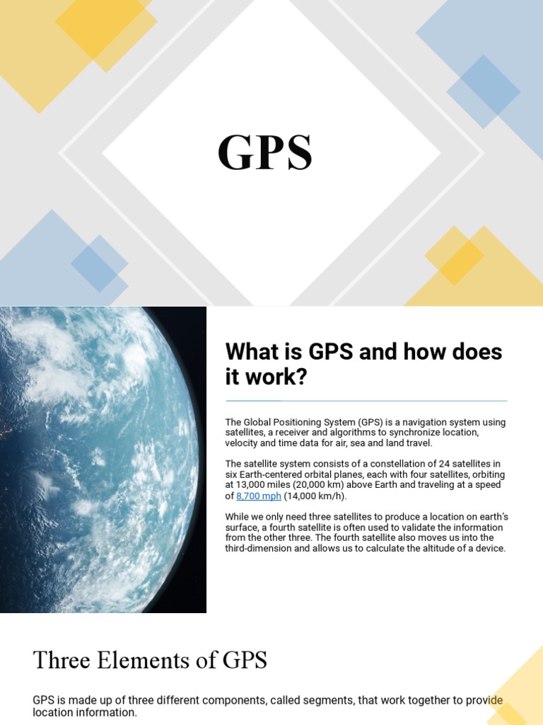 History of GPS PDF