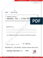 LCD Panel Datasheet for LTM170EX-L21