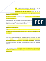 La Definición de Objetivos en La Concepción Teórica de La Encuesta