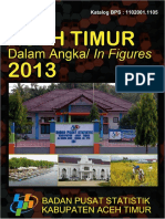 Aceh Timur Dalam Angka 2013