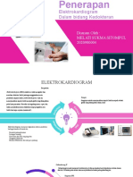 Elektrokardiogram Dalam Bidang Kedokteran: Disusun Oleh: Melati Sukma Sitompul 2020900004