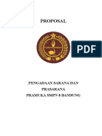 PROPOSAL PENGADAAN SARANA DAN PRASARANA PRAMUKA SMPN 8 BANDUNG