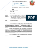 Carta N° 05 para la Entidad MDQ - de la Supervisión - Suspensión de Obra