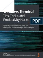 Windows Terminal Tips Tricks and Productivity Hacks Optimize Your Command Line Usage and Development Processes With Pro Level Techniques 9781800209640 1800209649