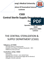 CSSD Central Sterile Supply Department: King Georg's Medical University