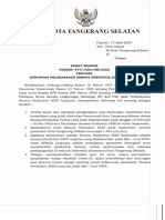 Surat Edaran Walikota untuk SPLF