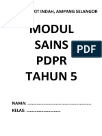 Modul PDPR Sains Tahun 5