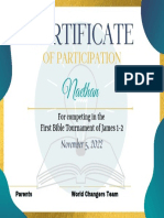 Modern Elegant Certificate of Appreciation