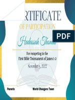 Modern Elegant Certificate of Appreciation