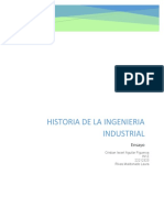 Historia de La Ingenieria Industrial