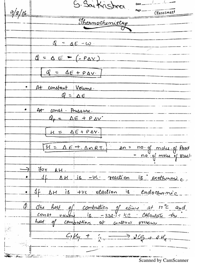 Chemistry Engineering Notes PDF
