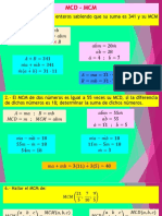 Fórmulas y Procedimientos 3er Trimestre