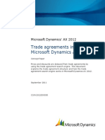 Trade Agreements in Microsoft Dynamics AX 2012