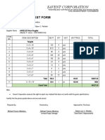 Cash Advance Form