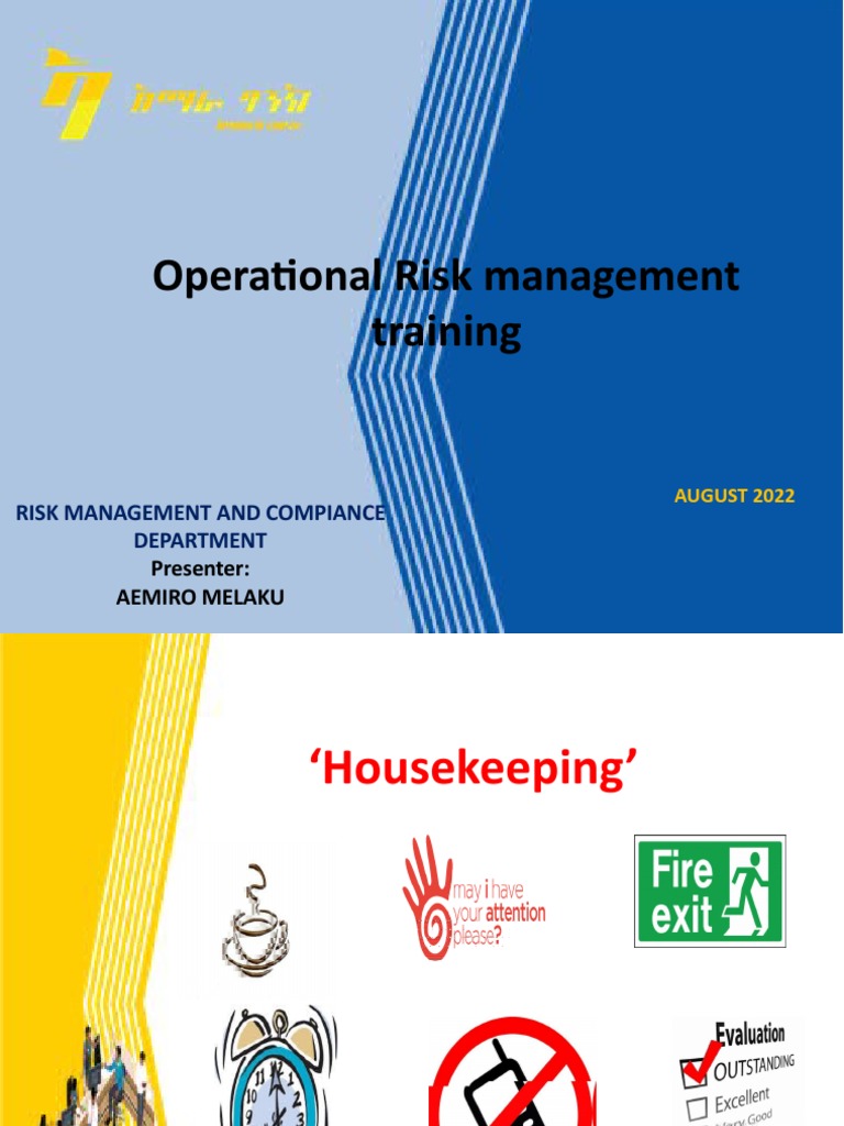 Operational Risk MGT Training | PDF | Financial Risk | Risk