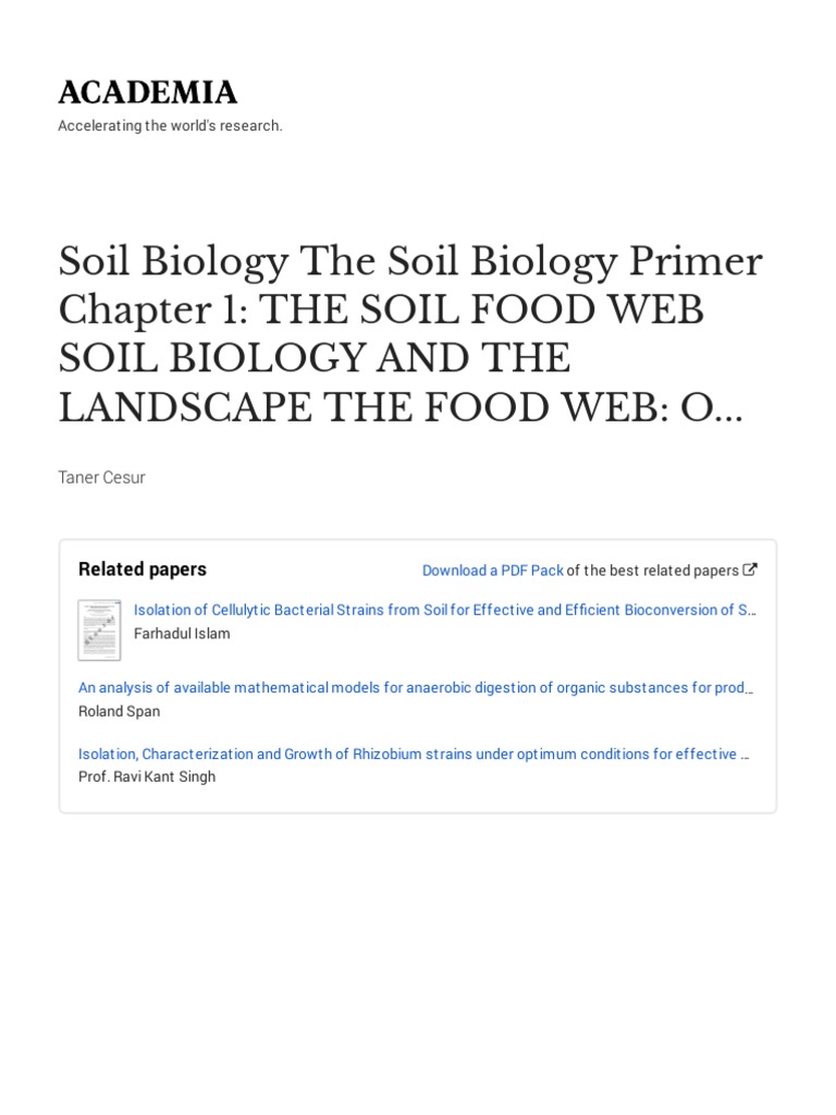 Soil Biology Primer by Elaine R. InghamwithcoverpageV2 PDF