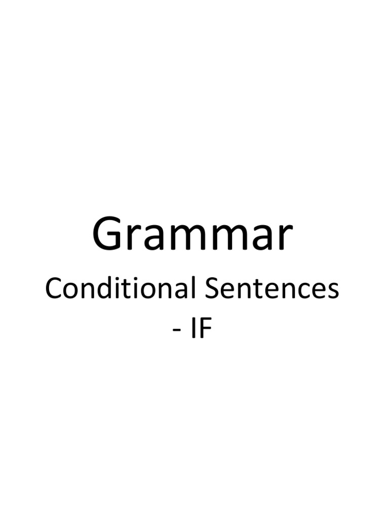 Conditional Sentences Exercises | PDF | Language Arts & Discipline