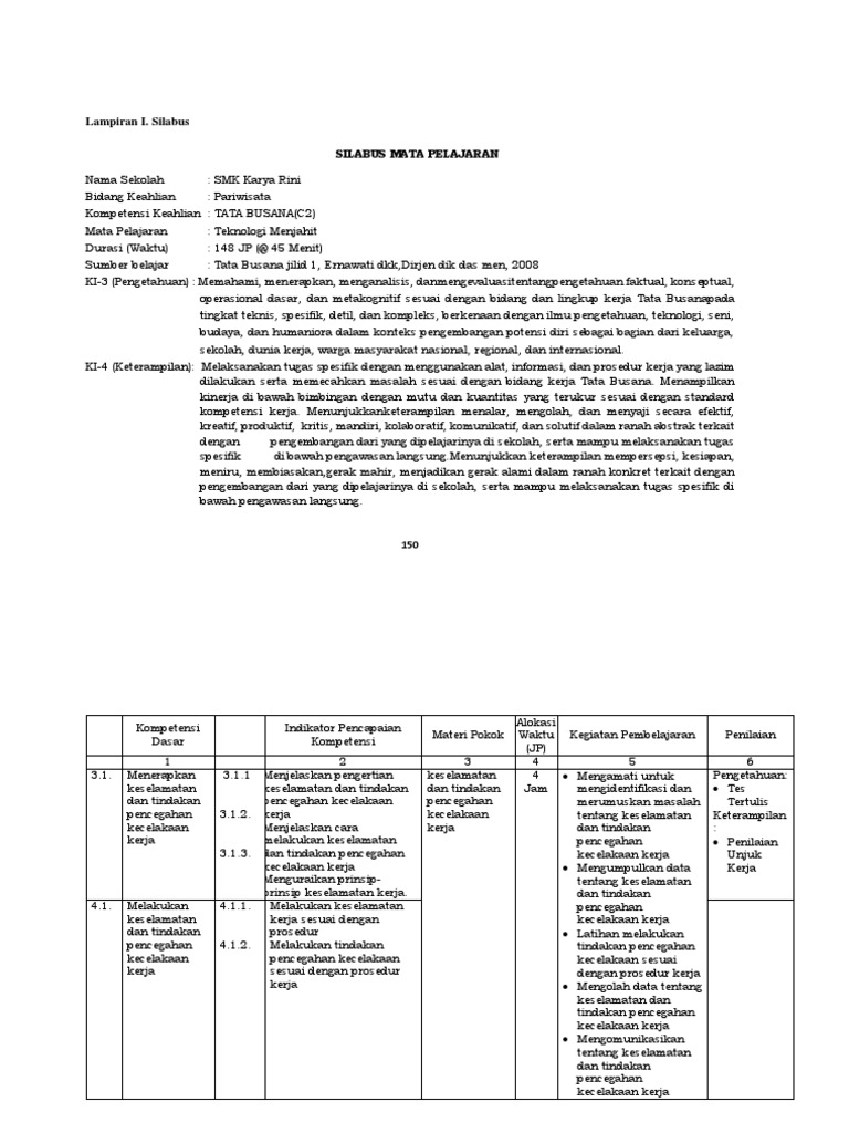 Silabus Dan RPP | PDF