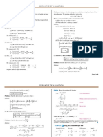 CH2-C - Derivative of A Function