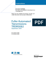 Eaton Fuller Transmission TRDR 0082 Driver Instructions en Us