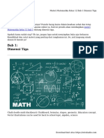 Materi Matematika Kelas 12 Bab 1 Dimensi Tiga