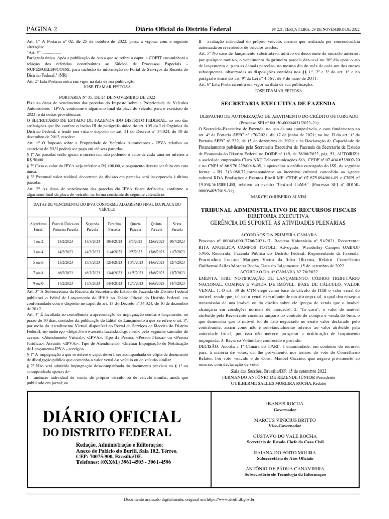 Dodf 221 29-11-2022 Integra-2 | PDF