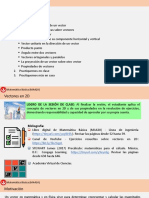 Vectores 2D: Propiedades y operaciones