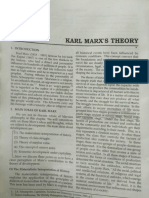 Karl Marx's Theory PDF
