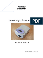 Puritan-Bennett Good Knight 420E CPAP - User Manual