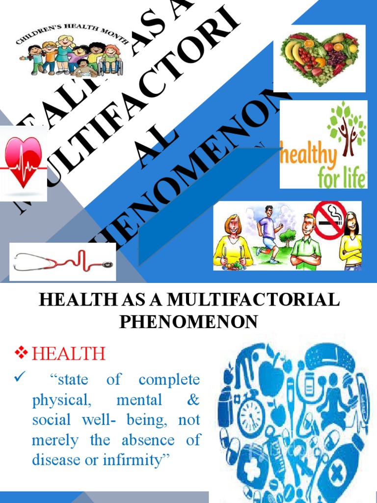 Health As A Multifactorial Phenomenon. | PDF | Behavior | Behavioural ...